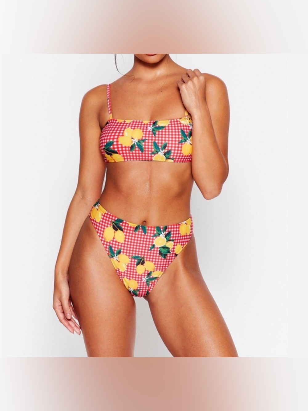 Nasty Gal Gingham Bikini Set - Picture 5 of 10